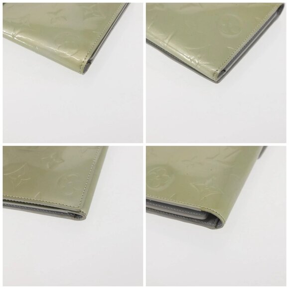 LOUIS VUITTON Monogram Vernis Walker Wallet Gris - Picture 16 of 16
